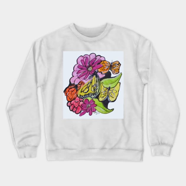 Art Doodle No. 3 Crewneck Sweatshirt by cjkell